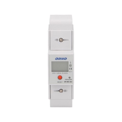ORNO 1-FAZOWY WSKAŹNIK ZUŻYCIA ENERGII 80A ORNO 1-FAZOWY WSKAŹNIK ZUŻYCIA ENERGII 80A