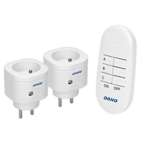 ORNO GNIAZDO ELEKTRYCZNE ZDALNIE STEROWANE 2+1 MINI ORNO GNIAZDO ELEKTRYCZNE ZDALNIE STEROWANE 2+1 MINI