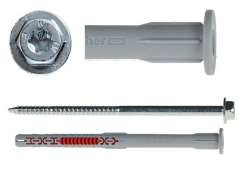 FISCHER KOŁEK RAMOWY DUOXPAND 10*80 T Z WKRĘTEM NA KLUCZ FISCHER KOŁEK RAMOWY DUOXPAND 10*80 T Z WKRĘTEM NA KLUCZ