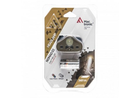 MACTRONIC LATARKA CZOŁOWA NOMAD 03 340LM 3*AAA MACTRONIC LATARKA CZOŁOWA NOMAD 03 340LM 3*AAA