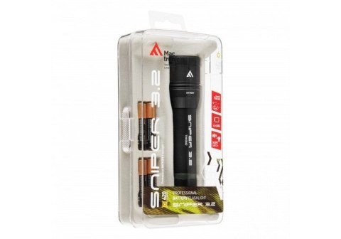 MACTRONIC LATARKA RĘCZNA SNIPER 3.2, 420ML 4*AAA MACTRONIC LATARKA RĘCZNA SNIPER 3.2, 420ML 4*AAA