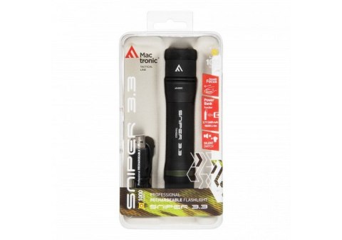MACTRONIC LATARKA RĘCZNA SNIPER 3.3 1000LM ŁADOWALNA MACTRONIC LATARKA RĘCZNA SNIPER 3.3 1000LM ŁADOWALNA
