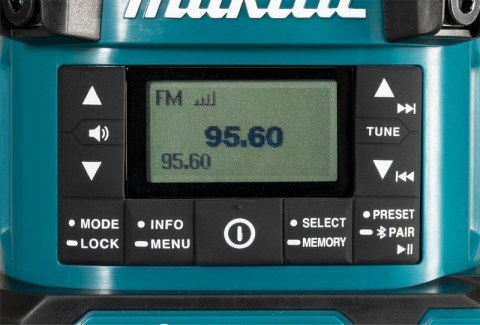 MAKITA ODBIORNIK RADIOWY Z LAMPĄ I LATARKĄ 40VMAX XGT 0*AH MAKITA ODBIORNIK RADIOWY Z LAMPĄ I LATARKĄ 40VMAX XGT 0*AH