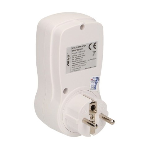 ORNO PROGRAMATOR CZASOWY ELEKTRONICZNY 3680W 16A ORNO PROGRAMATOR CZASOWY ELEKTRONICZNY 3680W 16A