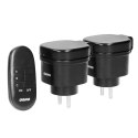 ORNO ZESTAW BEZPRZEWODOWYCH MINI GNIAZD STEROWANYCH PILOTEM 2+1