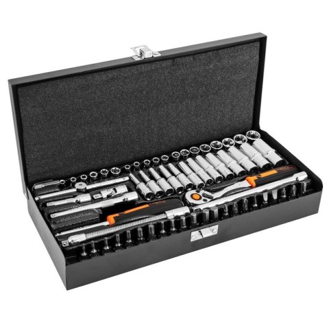 NEO ZESTAW KLUCZY NASADOWYCH 1/4'' 63 CZĘŚCI NEO ZESTAW KLUCZY NASADOWYCH 1/4'' 63 CZĘŚCI
