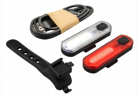 MACTRONIC ZESTAW LAMP ROWEROWYCH DUOSLIM 60LM/18LM MACTRONIC ZESTAW LAMP ROWEROWYCH DUOSLIM 60LM/18LM