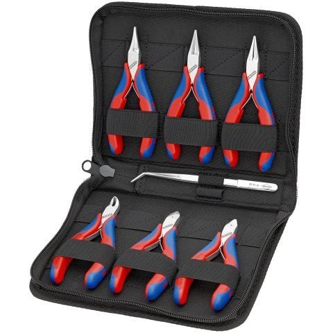KNIPEX ZESTAW NARZĘDZI DLA ELEKTRONIKÓW, 7CZ. KNIPEX ZESTAW NARZĘDZI DLA ELEKTRONIKÓW, 7CZ.