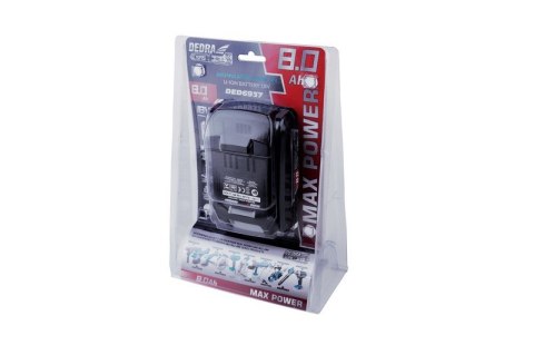 DEDRA AKUMULATOR 18 V 8.0AH LI-LON SAS DEDRA AKUMULATOR 18 V 8.0AH LI-LON SAS