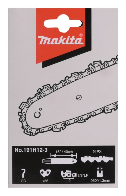 MAKITA ŁAŃCUCH TNĄCY 40CM, PODZIAŁKA 3/8'' SZER. ,1.3MM MAKITA ŁAŃCUCH TNĄCY 40CM, PODZIAŁKA 3/8'' SZER. ,1.3MM