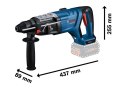 BOSCH MŁOT UDAROWY OBROTOWY AKUMULATOROWY SDS+ GBH 18V-28DC 0*AH L