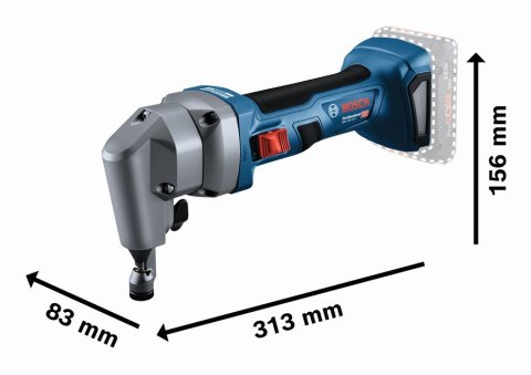 BOSCH NOŻYCE AKUMULATOROWE DO BLACHY GNA 18V-16 E 0*AH BOSCH NOŻYCE AKUMULATOROWE DO BLACHY GNA 18V-16 E 0*AH