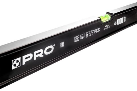 PRO POZIOMICA MALOWANA CZARNA FREZ Z UCHWYTEM HD SERIA 900 80CM PRO POZIOMICA MALOWANA CZARNA FREZ Z UCHWYTEM HD SERIA 900 80CM