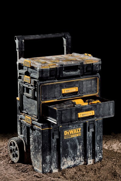 DEWALT SKRZYNIA NARZĘDZIOWA TOUGHSYSTEM 2.0 Z 2 SZUFLADAMI DEWALT SKRZYNIA NARZĘDZIOWA TOUGHSYSTEM 2.0 Z 2 SZUFLADAMI