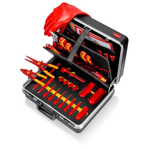 KNIPEX WALIZKA NARZĘDZIOWA BASIC ELEKTROMOBILNOŚĆ 465*200*410MM KNIPEX WALIZKA NARZĘDZIOWA BASIC ELEKTROMOBILNOŚĆ 465*200*410MM
