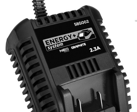 GRAPHITE ZESTAW ENERGY+ AKUMULATOR 2AH Z ŁADOWARKĄ GRAPHITE ZESTAW ENERGY+ AKUMULATOR 2AH Z ŁADOWARKĄ
