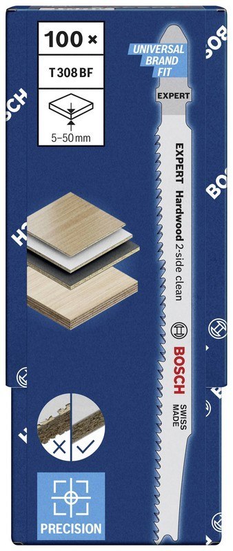 BOSCH BRZESZCZOT DO WYRZYNARKI EXPERT T308BF 100SZT. BOSCH BRZESZCZOT DO WYRZYNARKI EXPERT T308BF 100SZT.