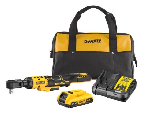 DEWALT GRZECHOTKA UDAROWA AKUMULATOROWA 1/2'' XR 18V 1*2.0AH DEWALT GRZECHOTKA UDAROWA AKUMULATOROWA 1/2'' XR 18V 1*2.0AH