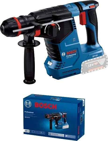 BOSCH MŁOT UDAROWY OBROTOWY AKUM. SDS+ GBH 187-LI 0*AH ONE CHUCK BOSCH MŁOT UDAROWY OBROTOWY AKUM. SDS+ GBH 187-LI 0*AH ONE CHUCK