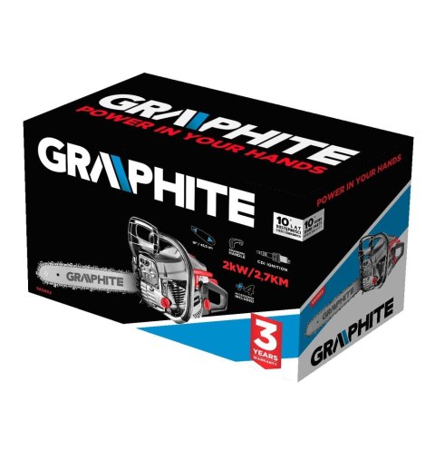 GRAPHITE PILARKA ŁAŃCUCHOWA SPALINOWA 2KW, 305MM GRAPHITE PILARKA ŁAŃCUCHOWA SPALINOWA 2KW, 305MM