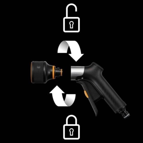 FISKARS PISTOLET ZRASZAJĄCY 3-FUNKCYJNY FRONT CONTROL FISKARS PISTOLET ZRASZAJĄCY 3-FUNKCYJNY FRONT CONTROL
