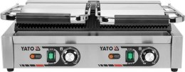 YATO PODWÓJNY GRILL KONTAKTOWY RYFLOWANY 58CM, 3,6KW
