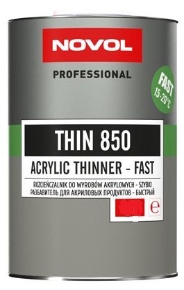 NOVOL ROZCIEŃCZALNIK DO WYROBÓW AKRYLOWYCH THIN 850 0.5L FAST
