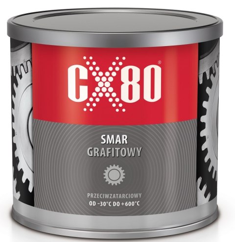 CX-80 SMAR GRAFITOWY PRZECIWZATARCIOWY 500G CX-80 SMAR GRAFITOWY PRZECIWZATARCIOWY 500G