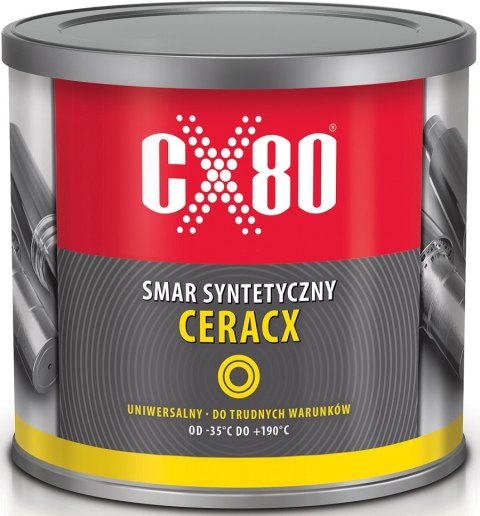 CX-80 SMAR SYNTETYCZNY CERACX DO WYSOKICH OBCIĄŻEŃ 500G CX-80 SMAR SYNTETYCZNY CERACX DO WYSOKICH OBCIĄŻEŃ 500G