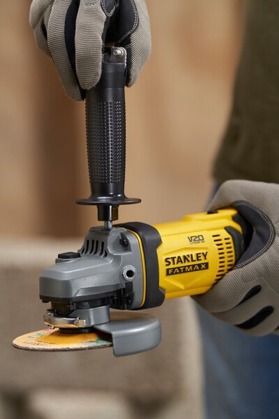 STANLEY SZLIFIERKA KĄTOWA AKUMULATOROWA 125MM V20 18V 0*AH STANLEY SZLIFIERKA KĄTOWA AKUMULATOROWA 125MM V20 18V 0*AH