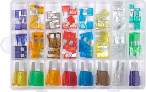 YATO ZESTAW BEZPIECZNIKÓW MINI/STANDARD/MAXI 88 SZT. YATO ZESTAW BEZPIECZNIKÓW MINI/STANDARD/MAXI 88 SZT.