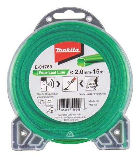 MAKITA ŻYŁKA NYLONOWA 'KONICZYNA' 2.0MM*15M MAKITA ŻYŁKA NYLONOWA 'KONICZYNA' 2.0MM*15M