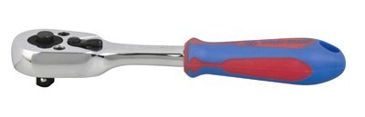 KING TONY GRZECHOTKA1/4''Z PRZYCISKIEM 140MM, 45 ZĘBÓW UCHWYT GUMOWY KING TONY GRZECHOTKA1/4''Z PRZYCISKIEM 140MM, 45 ZĘBÓW UCHWYT GUMOWY