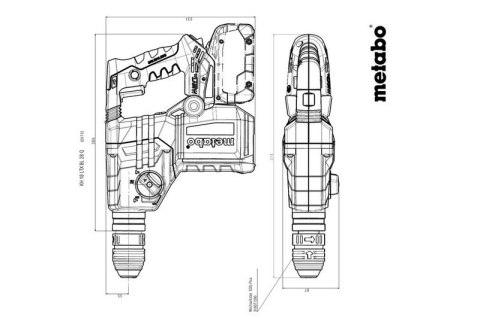 METABO MŁOT UDAROWY OBROTOWY AKUMULATOROWY KH 18 LTX BL 28 Q METABO MŁOT UDAROWY OBROTOWY AKUMULATOROWY KH 18 LTX BL 28 Q