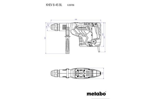 METABO MŁOT UDAROWY OBROTOWY SDS-MAX KHEV 8-45 BL METABO MŁOT UDAROWY OBROTOWY SDS-MAX KHEV 8-45 BL