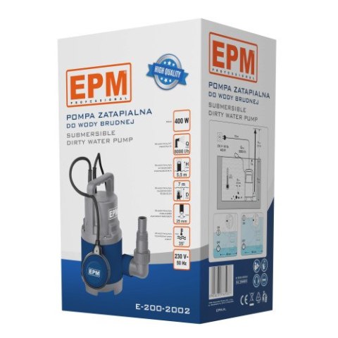 EPM POMPA DO BRUDNEJ WODY 400W EPM POMPA DO BRUDNEJ WODY 400W