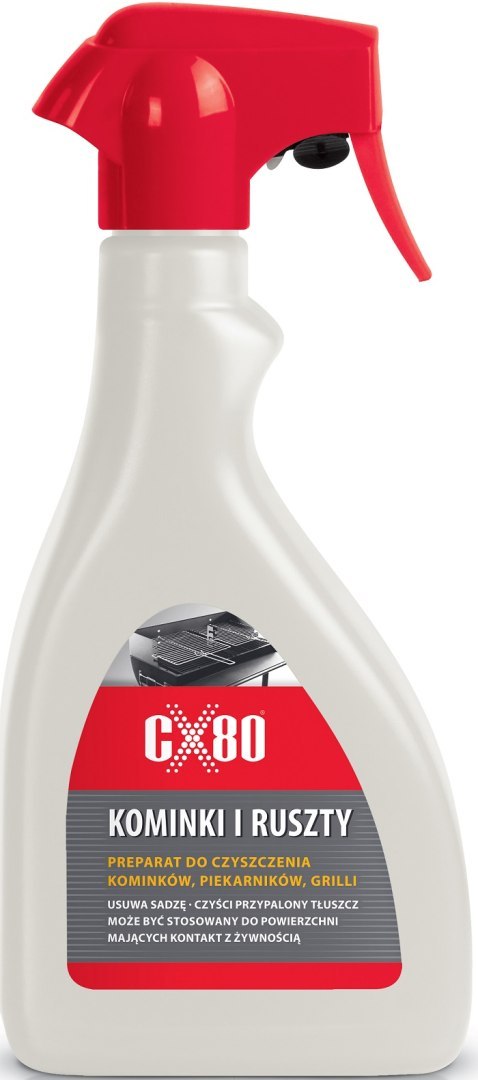 CX-80 PREPARAT DO CZYSZCZENIA KOMINKÓW, GRILÓW I RUSZTÓW 600ML CX-80 PREPARAT DO CZYSZCZENIA KOMINKÓW, GRILÓW I RUSZTÓW 600ML