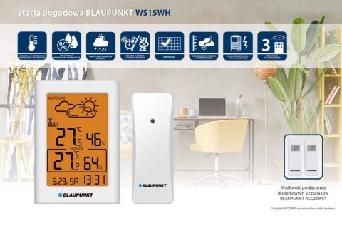 BLAUPUNKT STACJA POGODOWA WS15WH BLAUPUNKT STACJA POGODOWA WS15WH