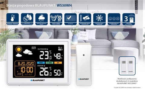 BLAUPUNKT STACJA POGODOWA WS30WH BLAUPUNKT STACJA POGODOWA WS30WH