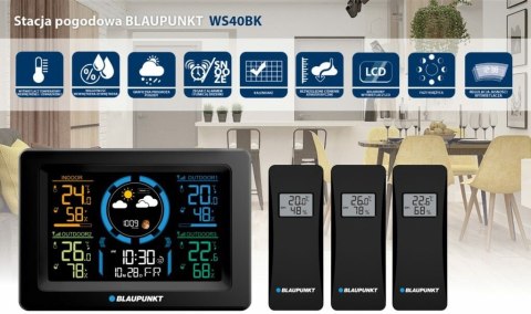 BLAUPUNKT STACJA POGODOWA WS40BK BLAUPUNKT STACJA POGODOWA WS40BK