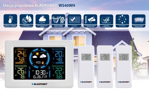 BLAUPUNKT STACJA POGODOWA WS40WH BLAUPUNKT STACJA POGODOWA WS40WH