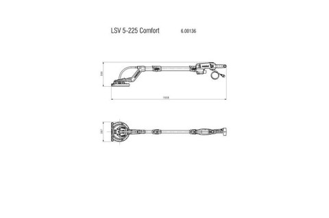 METABO SZLIFIERKA ŻYRAFA DO GIPSU LSV 5-225 COMFORT METABO SZLIFIERKA ŻYRAFA DO GIPSU LSV 5-225 COMFORT