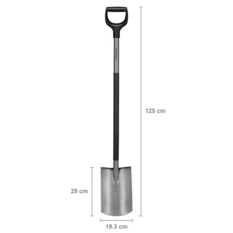 FISKARS SZPADEL ERGONOMI, PROSTY SZARY FISKARS SZPADEL ERGONOMI, PROSTY SZARY