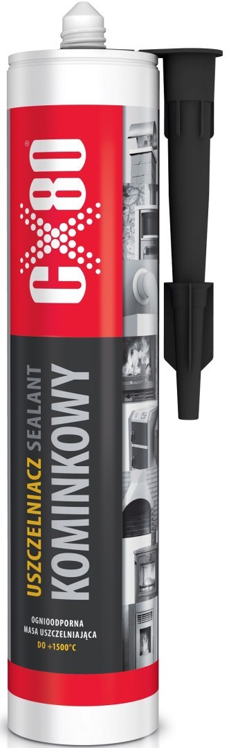 CX-80 USZCZELNIACZ KOMINKOWY OGNIOODPORNY 300ML CX-80 USZCZELNIACZ KOMINKOWY OGNIOODPORNY 300ML