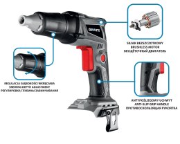 GRAPHITE WKRĘTARKA AKUM. BEZSZCZ.1/4''DO PŁYT G/K ENERGY+ 18V BEZ AKU