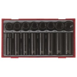 TENG TOOLS ZESTAW NASADEK Z CHWYTEM KWADRATOWYM 1/2''TT9116N, 23EL.