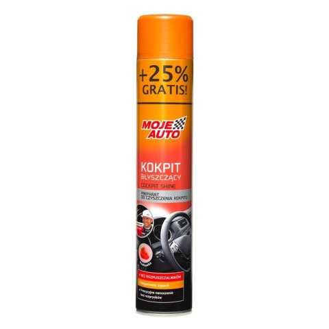 MOJE AUTO KOKPIT BŁYSZCZĄCY TRUSKAWKA 600ML MOJE AUTO KOKPIT BŁYSZCZĄCY TRUSKAWKA 600ML