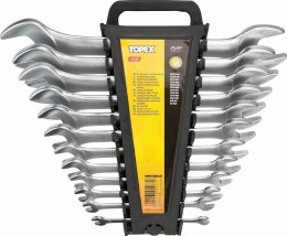 TOPEX KOMPLET KLUCZY PŁASKICH 12-CZĘŚCIOWY 6-32MM PREMIUM