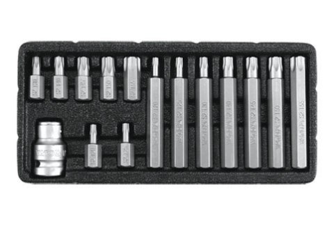 YATO KOMPLET KLUCZY TORX T20-T55 15SZTUK YATO KOMPLET KLUCZY TORX T20-T55 15SZTUK