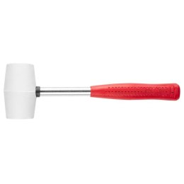 TOP TOOLS MŁOTEK GUMOWY 225G ŚREDNICA 40MM BIAŁA GUMA TRZONEK METALOWY